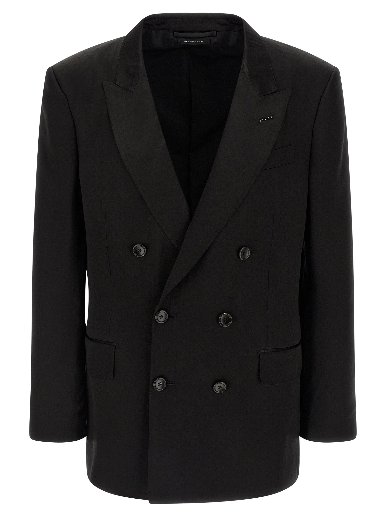 Tone-On-Tone Polka Dot Blazer