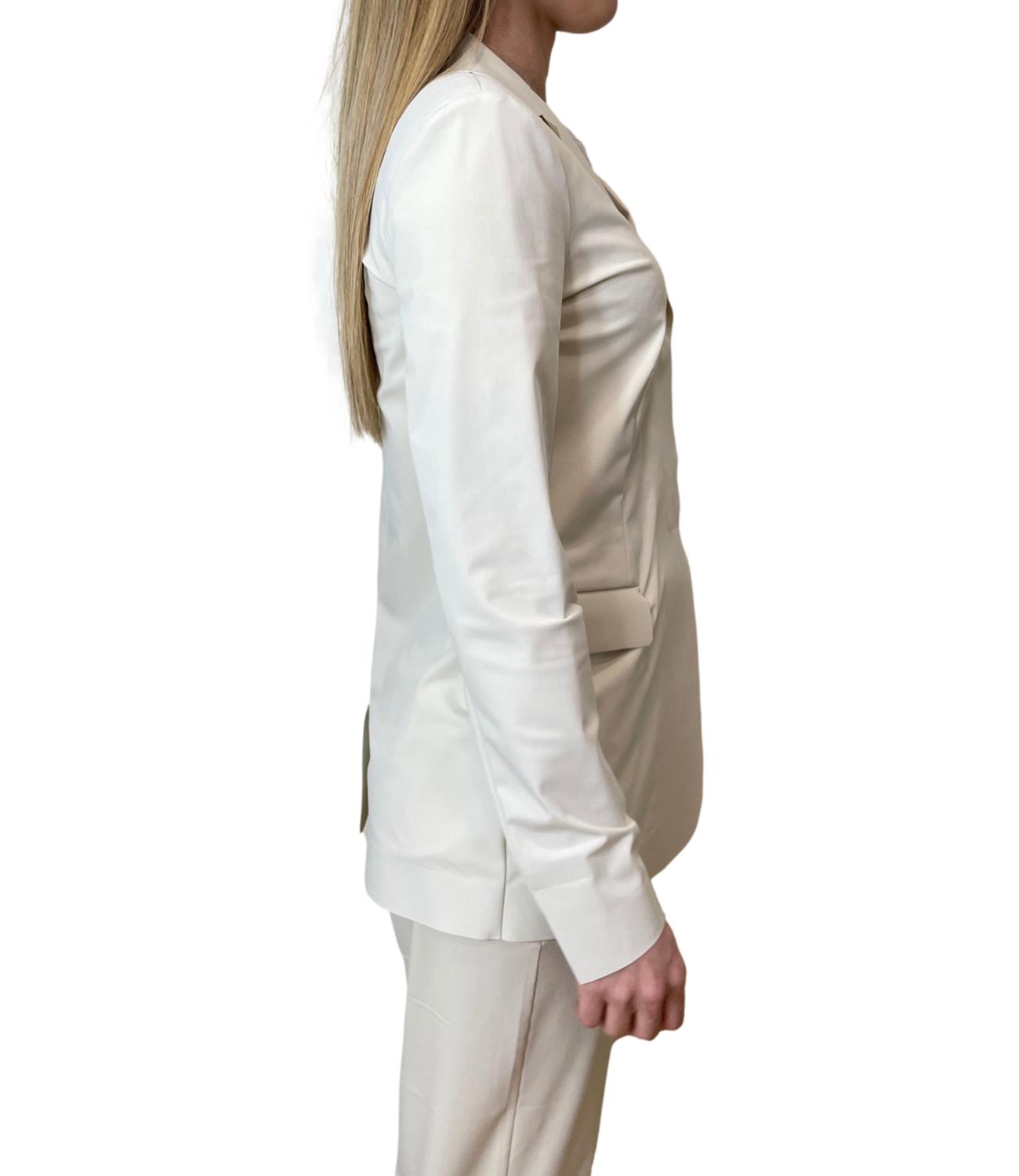 Ivory White Mmlpalo Polyamide Jacket