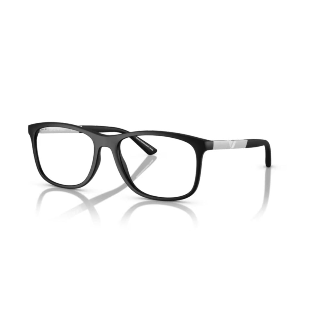 0ea3247 Rectangular Eyeglasses with Silver Accents