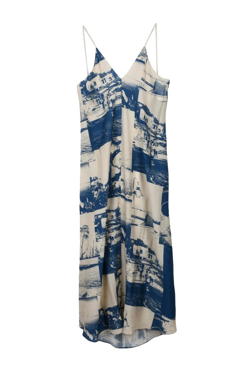 Long Dress - Indigo