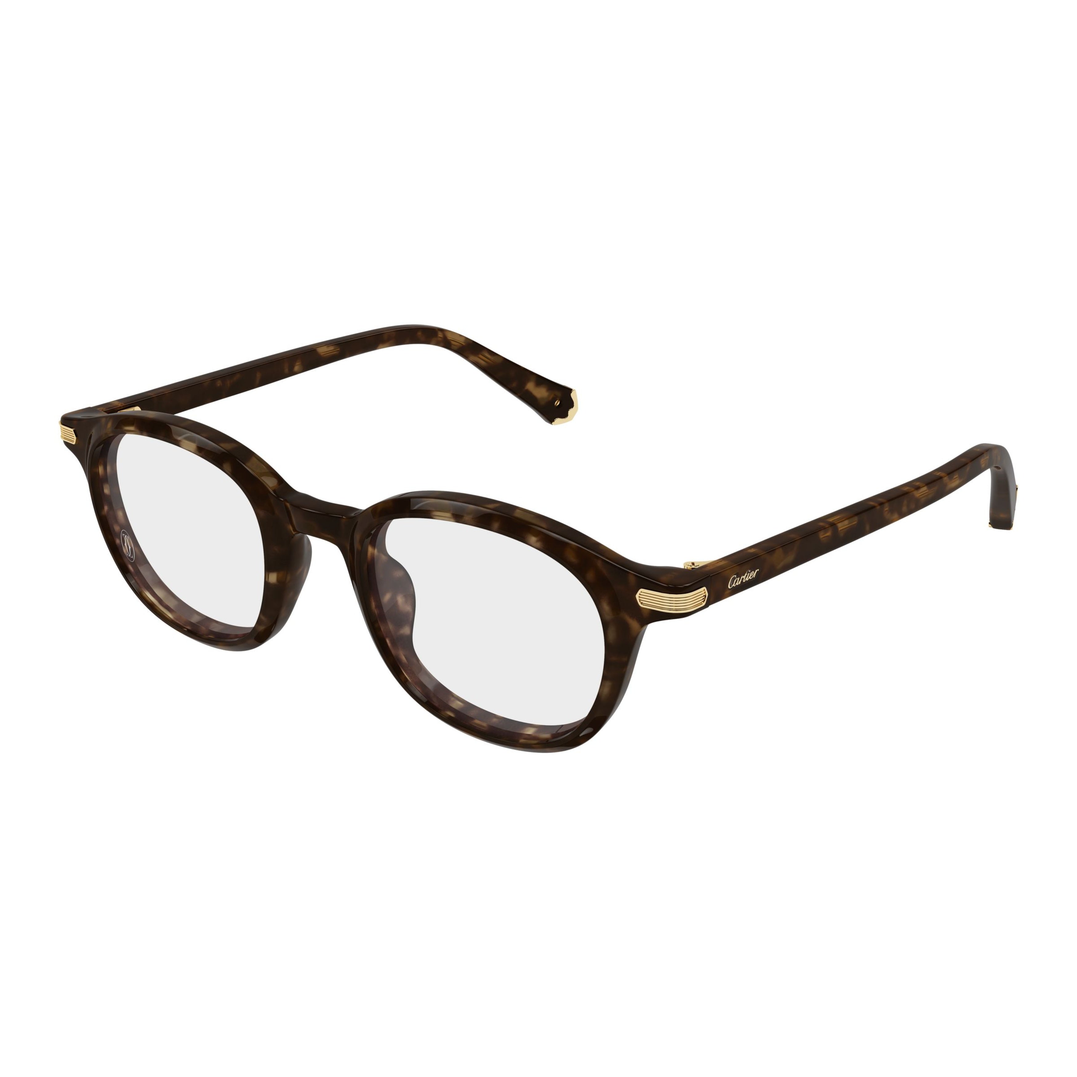 Tortoiseshell Acetate Eyeglasses With Gold-Tone Accents
