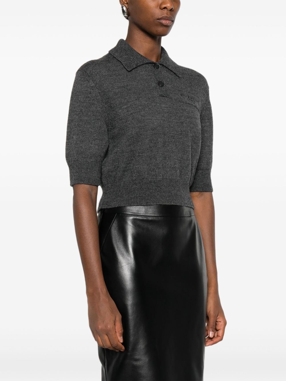 Cropped Knit Top