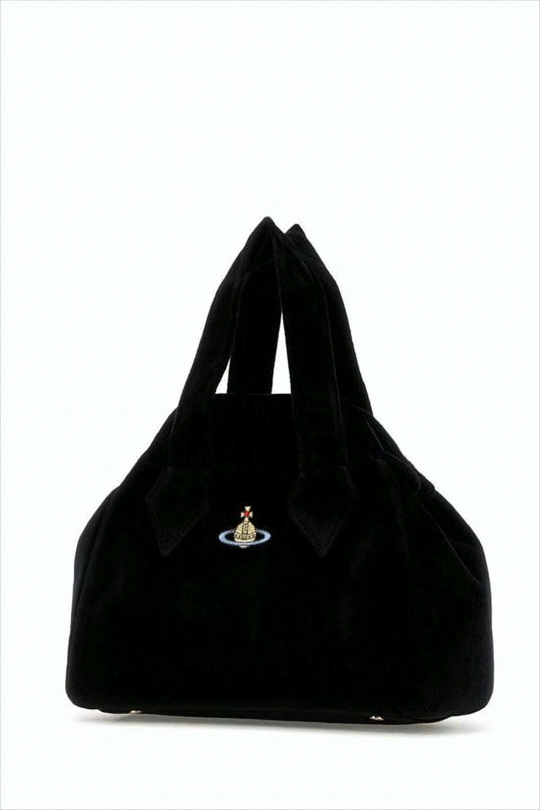 Spacious Black Cotton Tote Bag