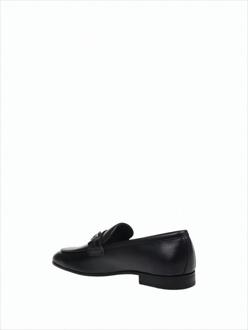 Black Leather Loafers