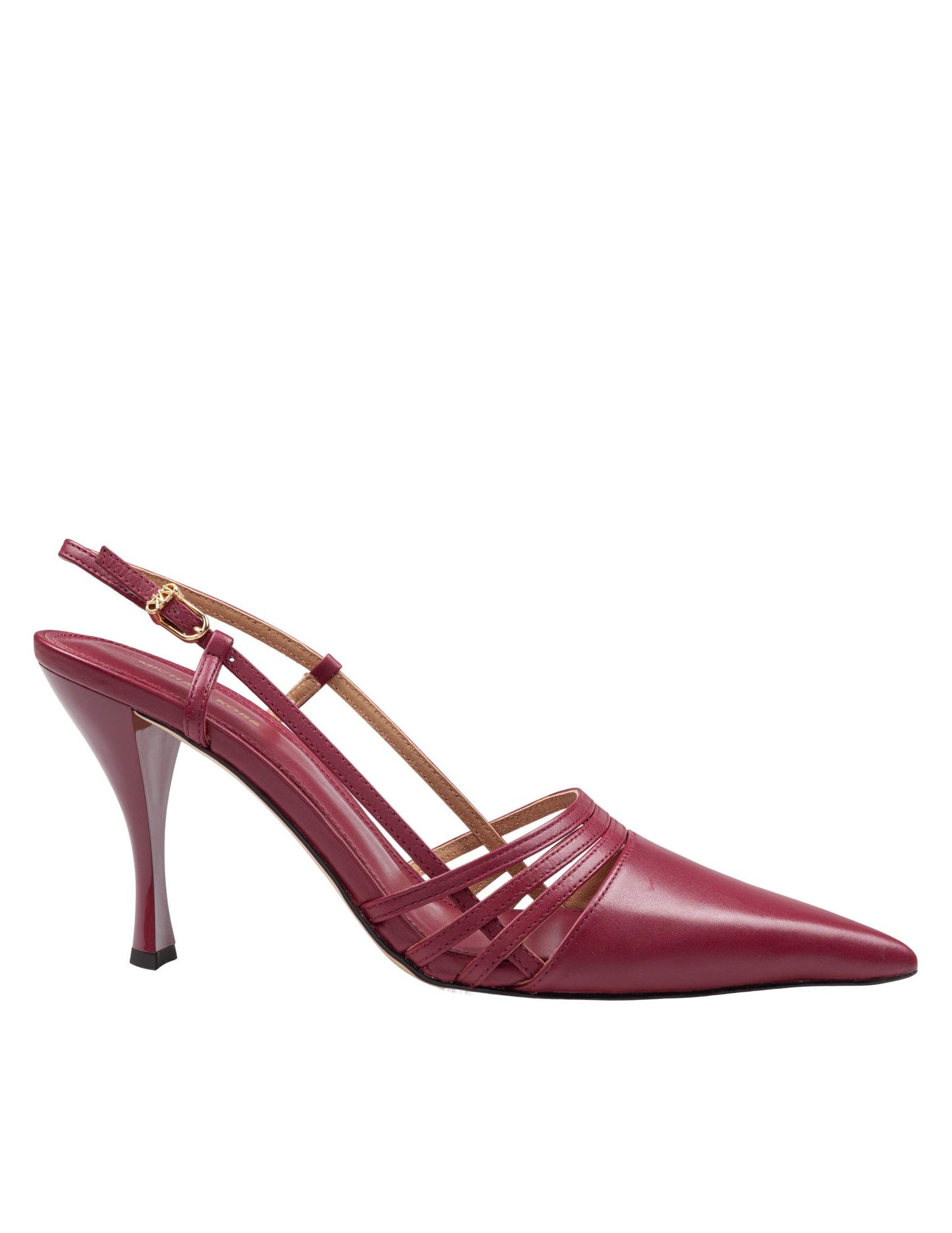 Slingback Haisley In Burgundy Leather