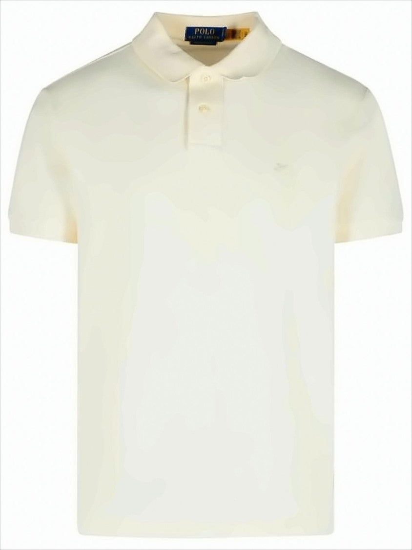 Short-Sleeve Polo Shirt with Traditional Collar and Minimalist Design