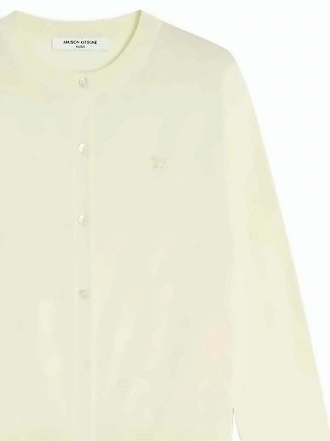 Classic Round Neck Cardigan with Button-Down Front