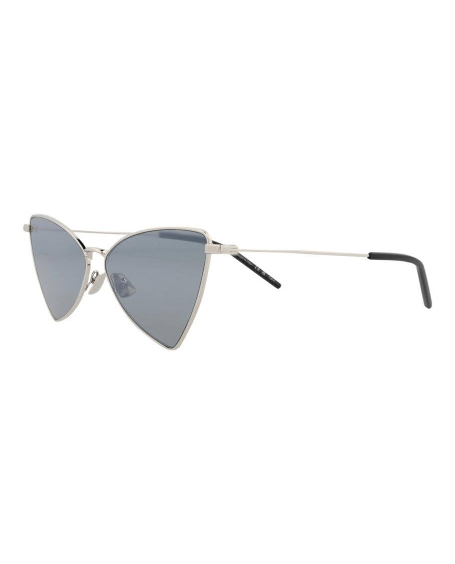 Cat Eye-Frame Metal Sunglasses