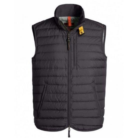 Quilted Vest with High Collar and Zipper Closure