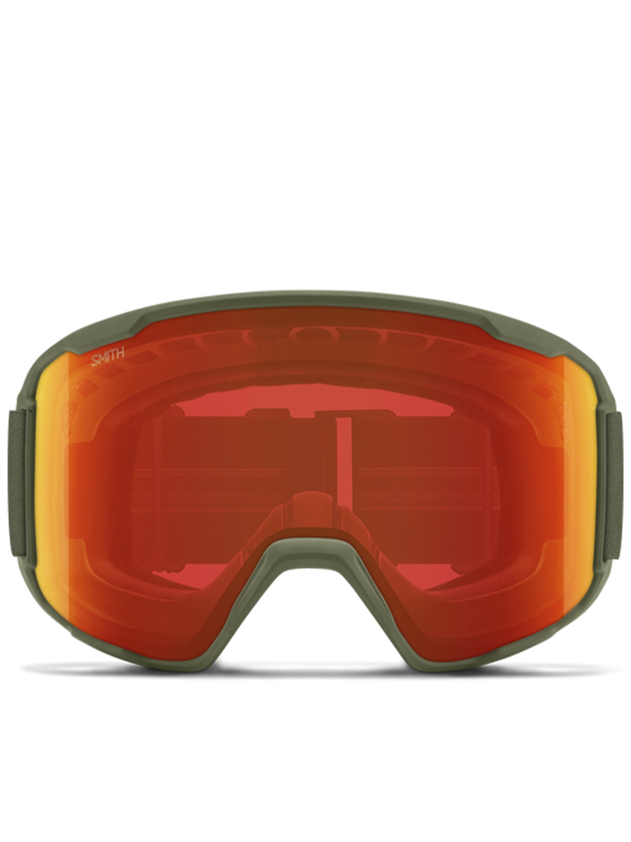 Olive Green Preview Reflective Ski Goggle