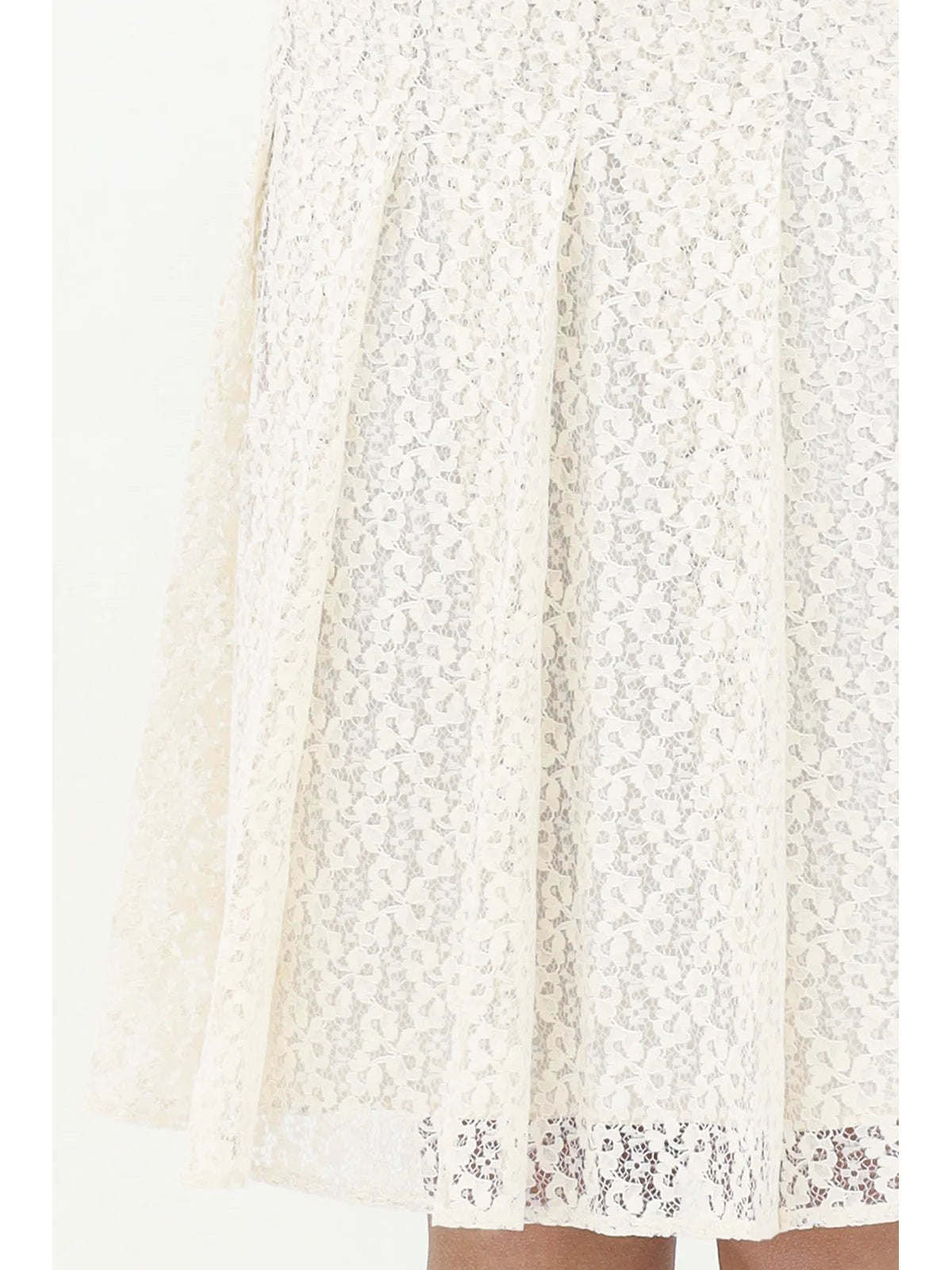 White Cotton Polyamide Beta Skirt