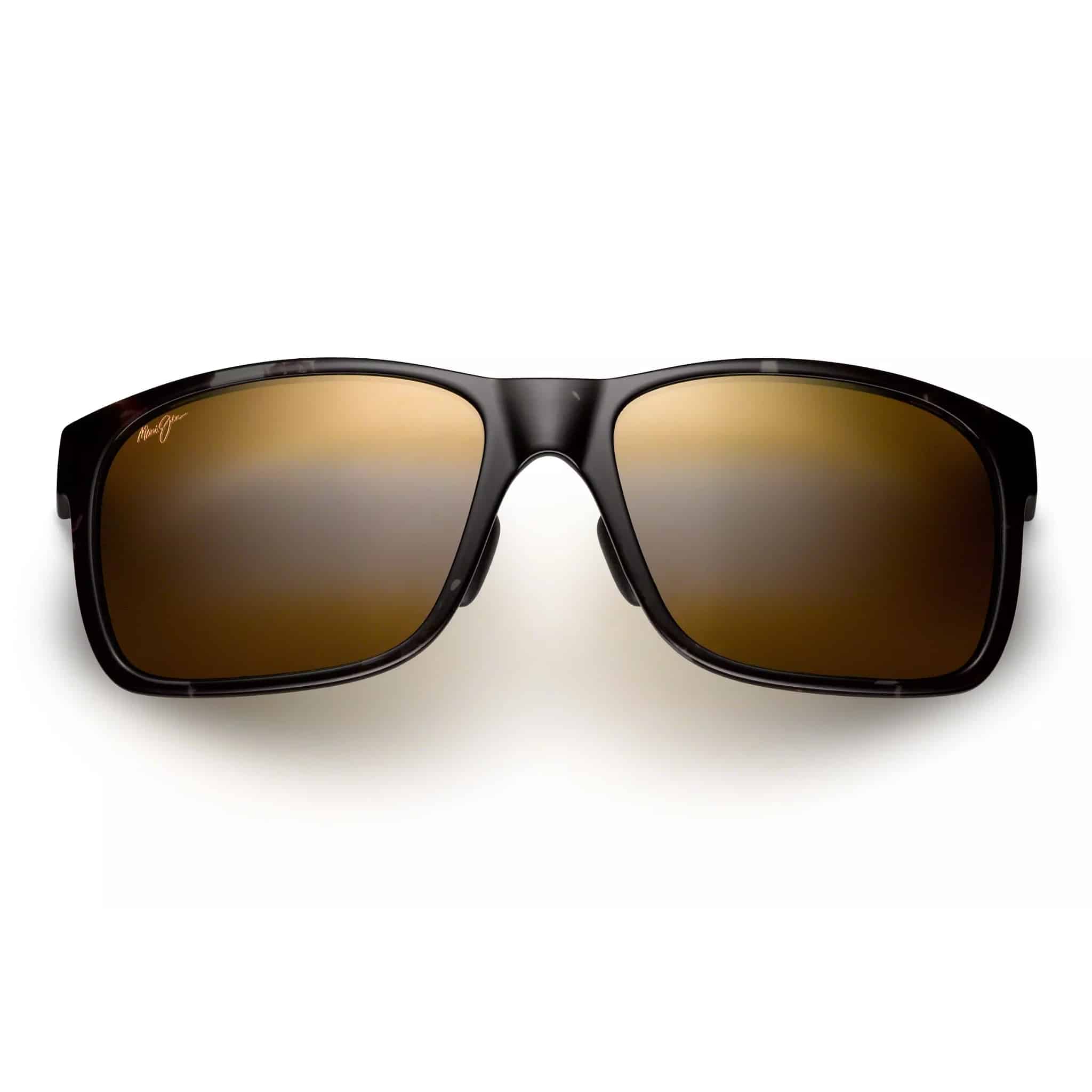 Red Sands Rectangular Frame Sunglasses with Tortoiseshell Pattern