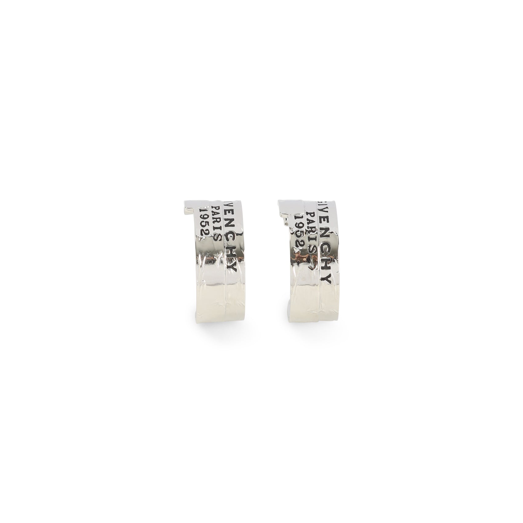 Open-Ended Metallic Hoop Earrings