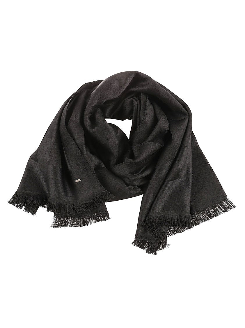 100% Wool Black Scarf