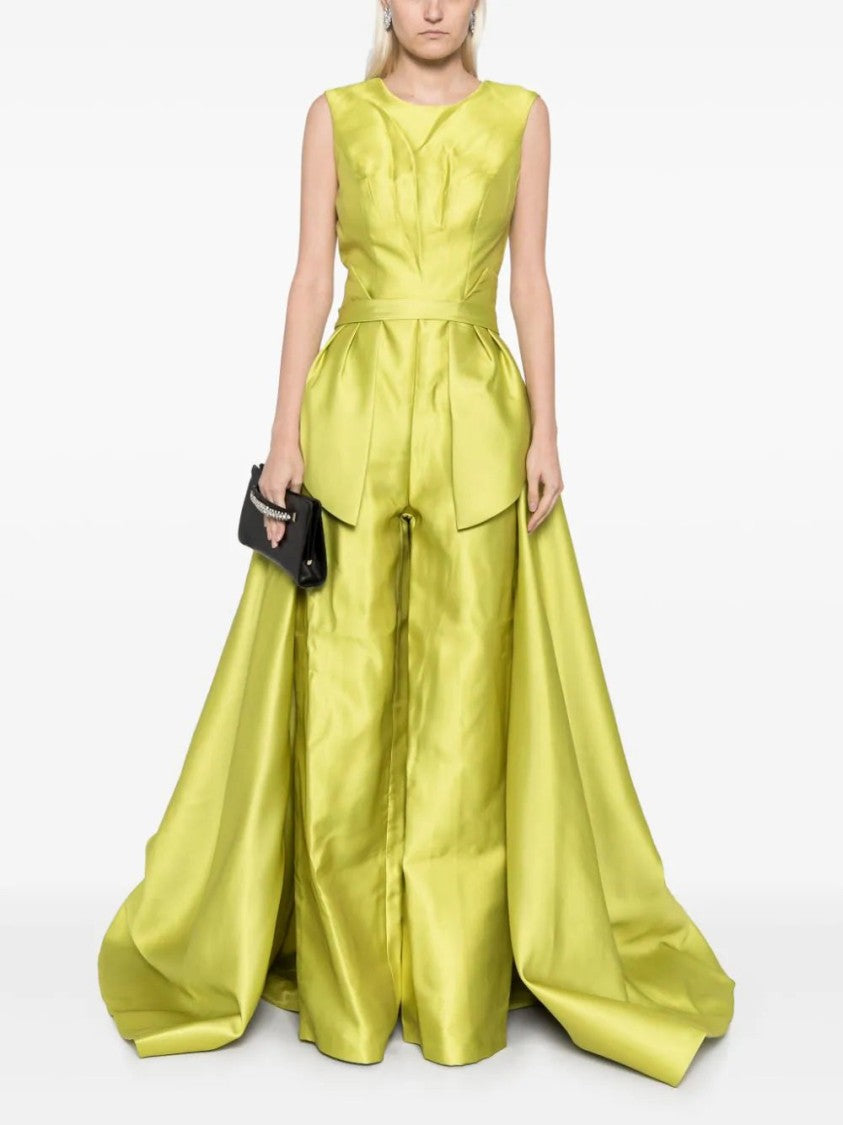 Mikado Classic Jumpsuit With Detachable Overskirt