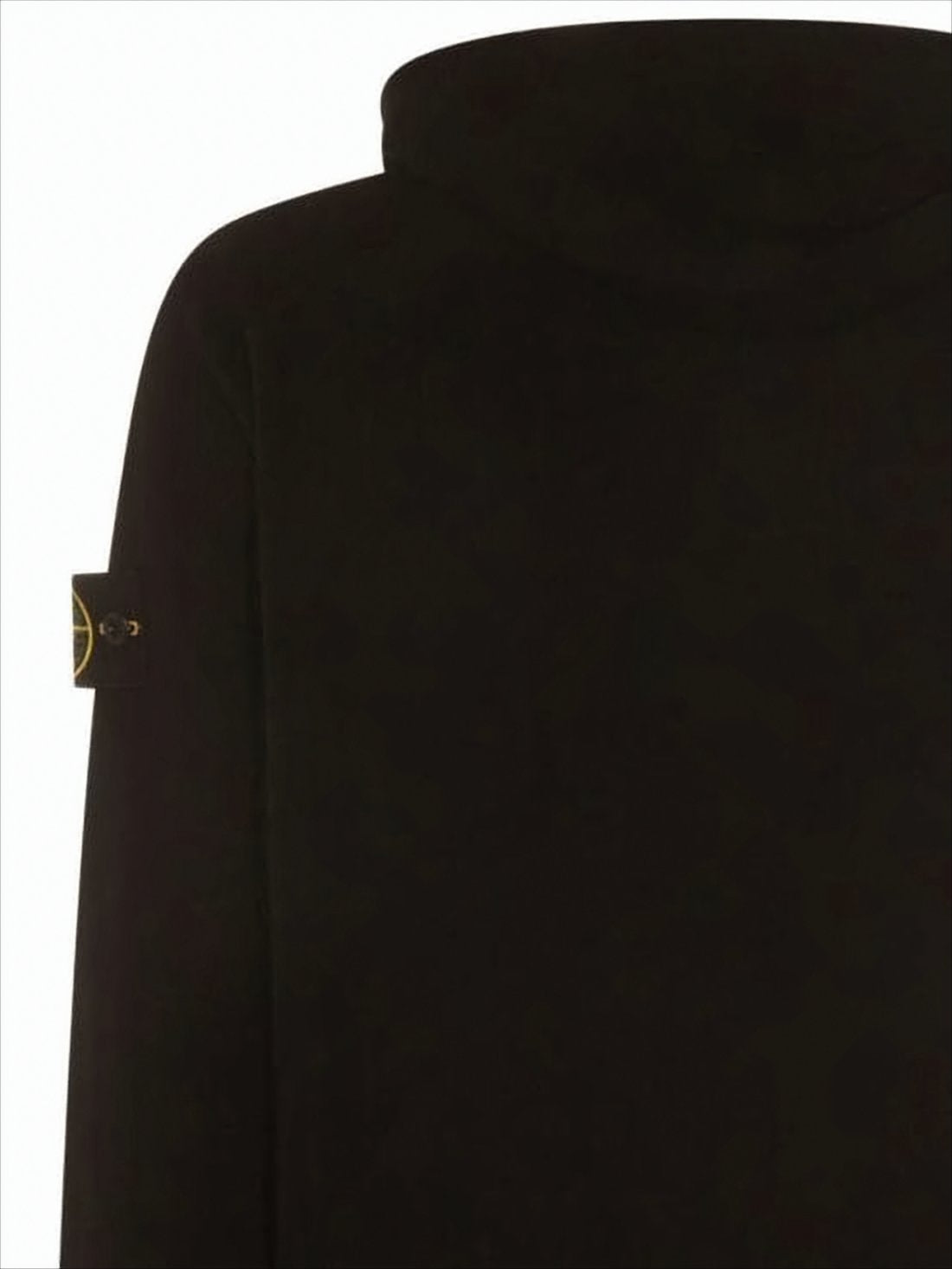 Minimalist Black Wool Hoodie