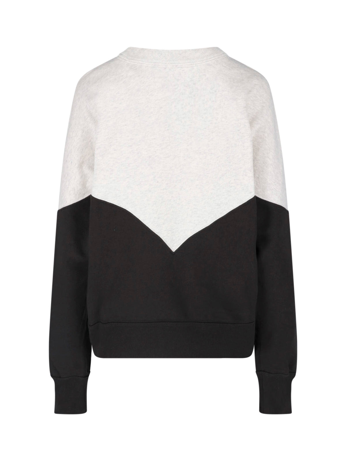 Two-Tone Chevron Pattern Sweater