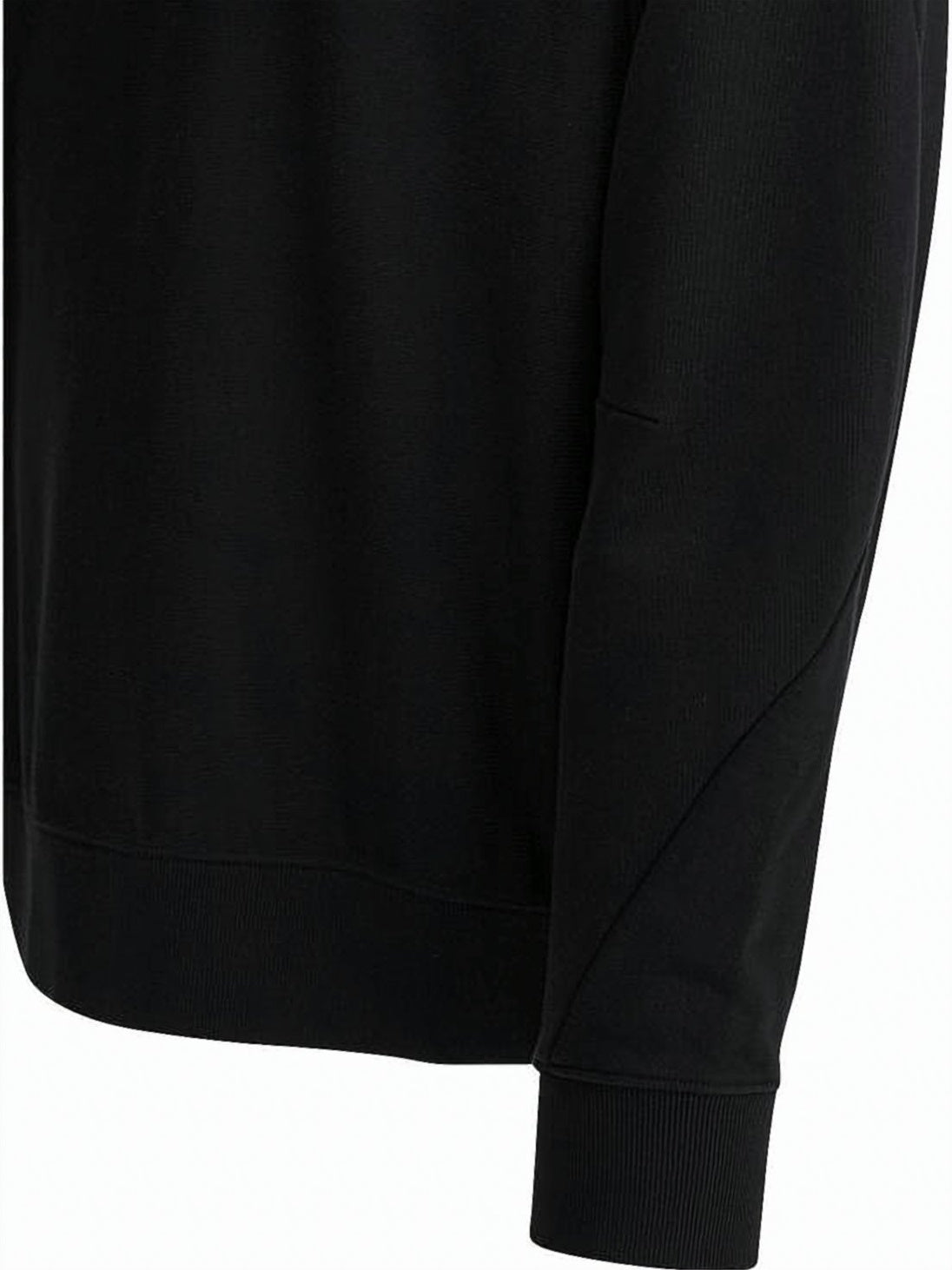 Long-Sleeve Cotton Sweatshirt with Contrast Stitch Detail