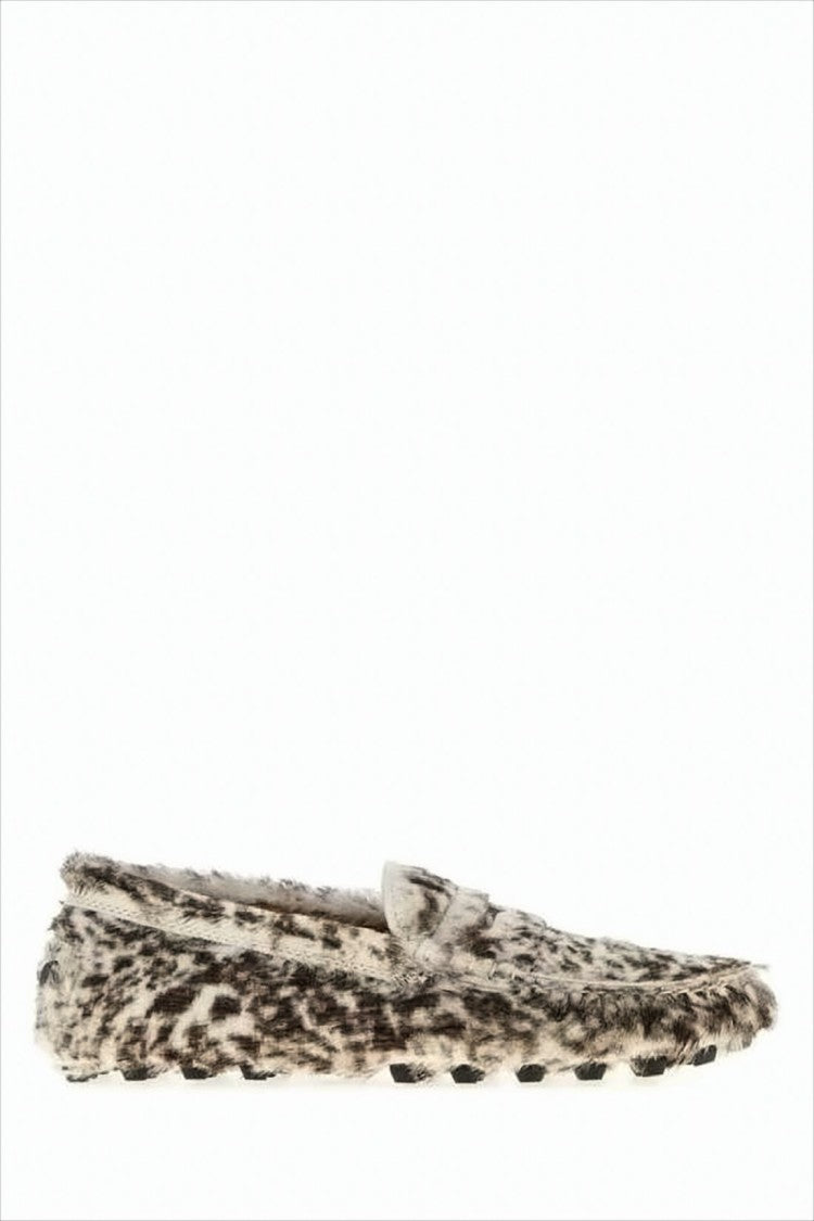 Animal-Print Loafers with Soft Finish