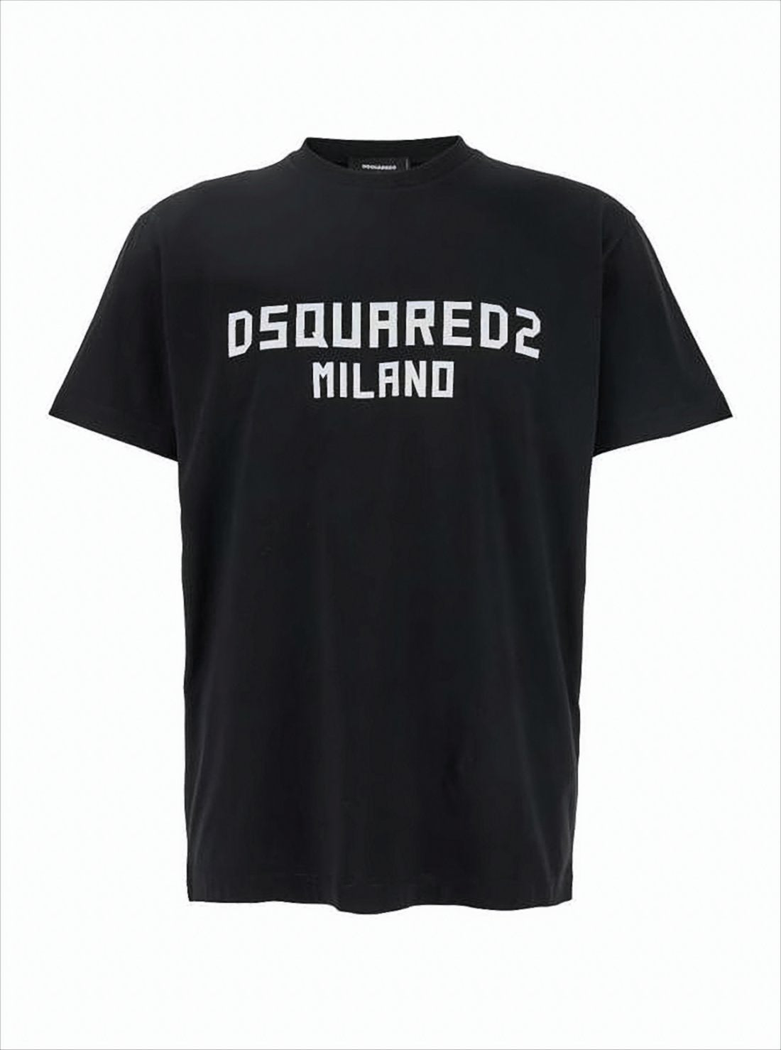 Short-Sleeve T-Shirt with Bold DSQUARED2 Typography
