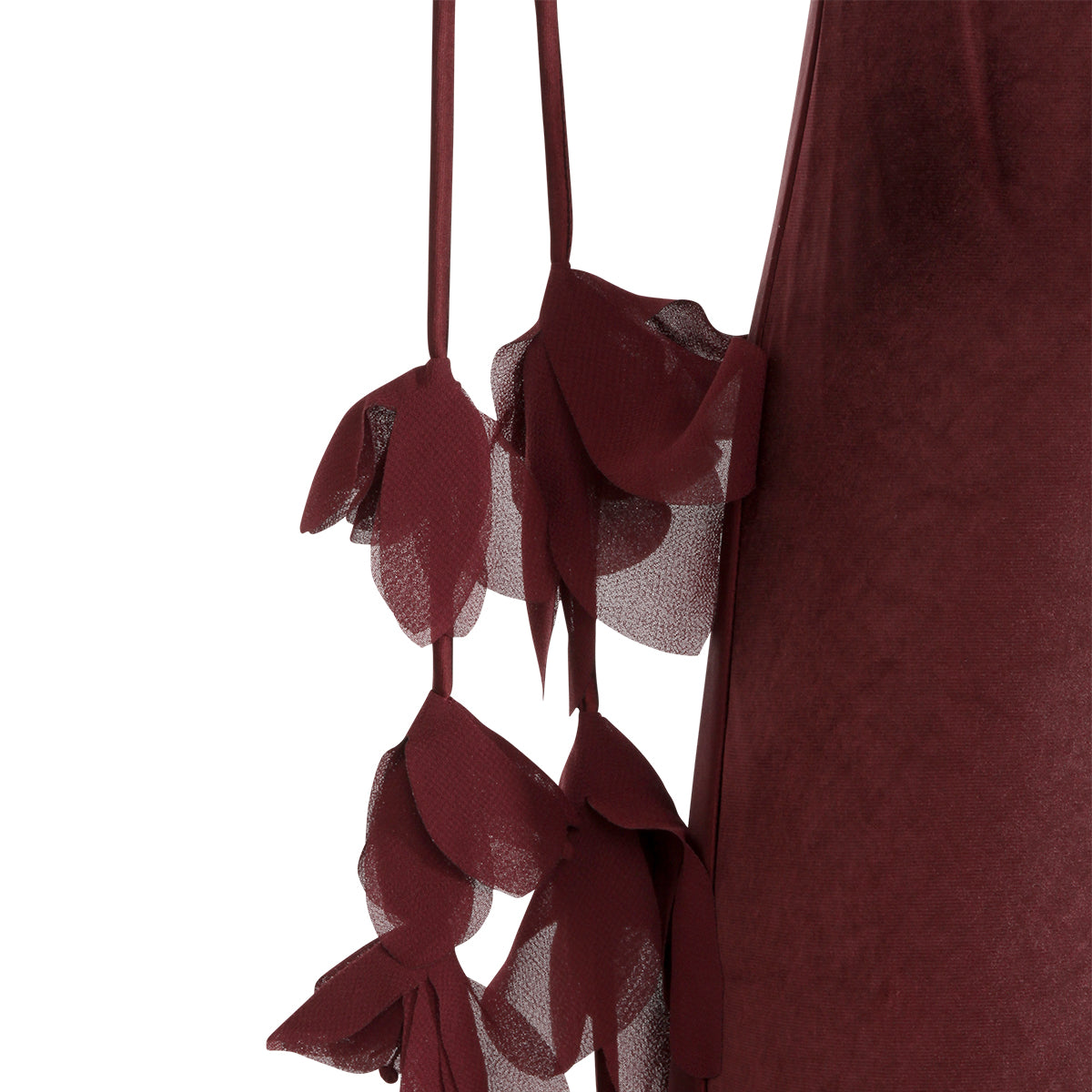 Burgundy Sleeveless Maxi Dress