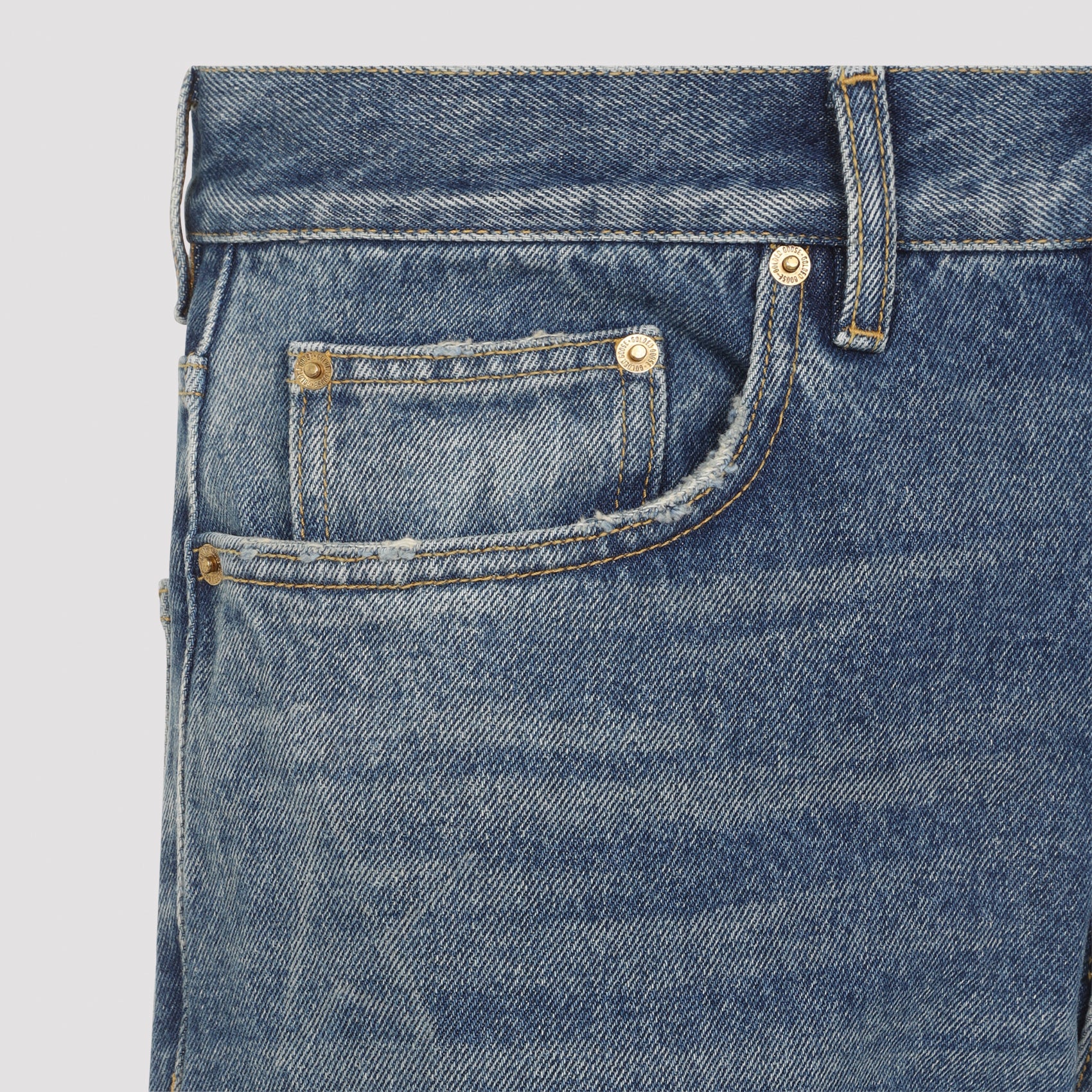 Modern Fit Slightly Faded Jeans