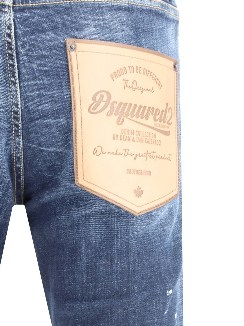 Slim-Fit Denim Pants