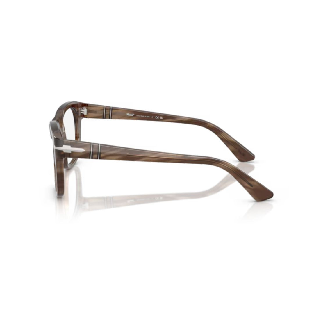 0po3372v Rectangular Acetate Eyeglasses with Keyhole Bridge