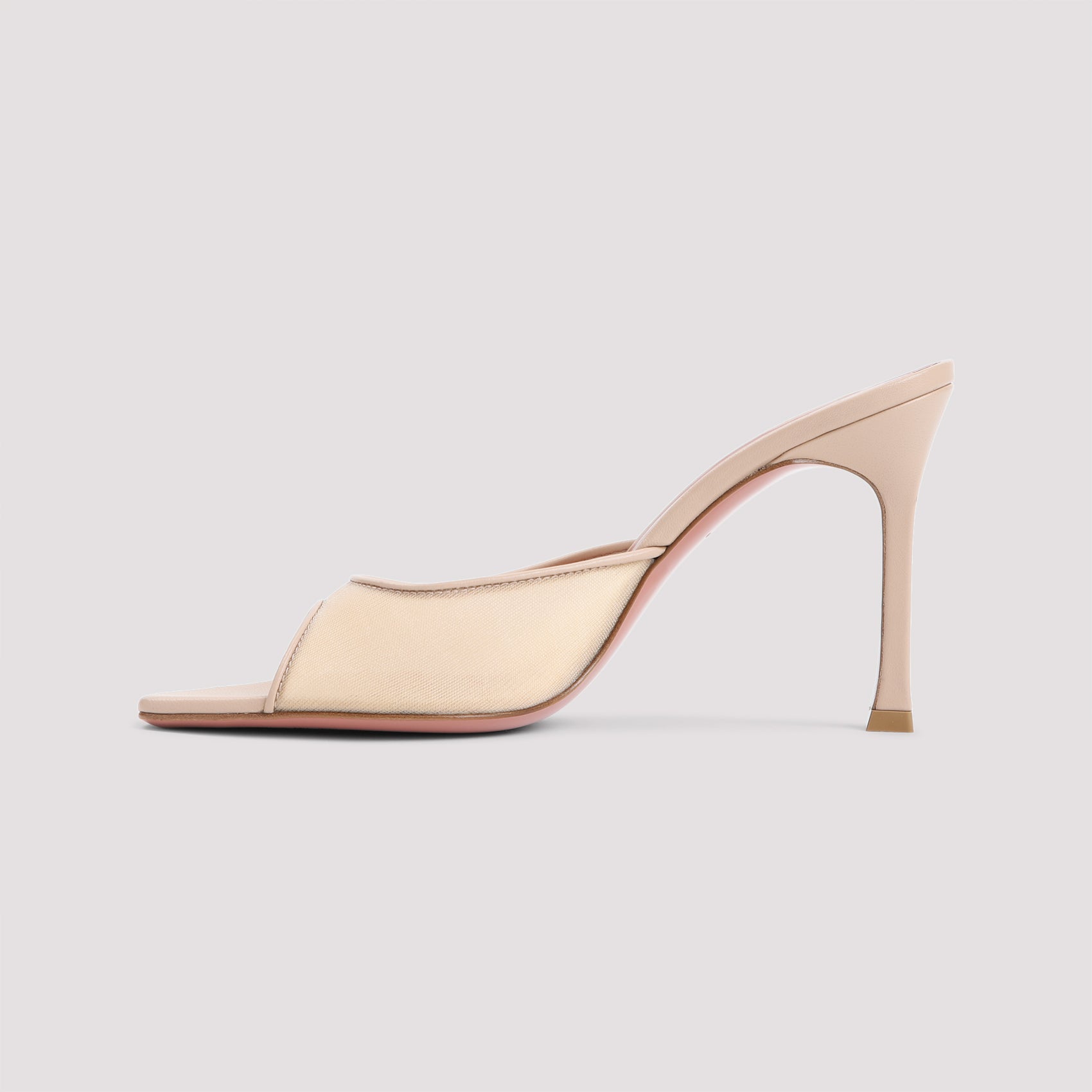 High-Heeled Mules