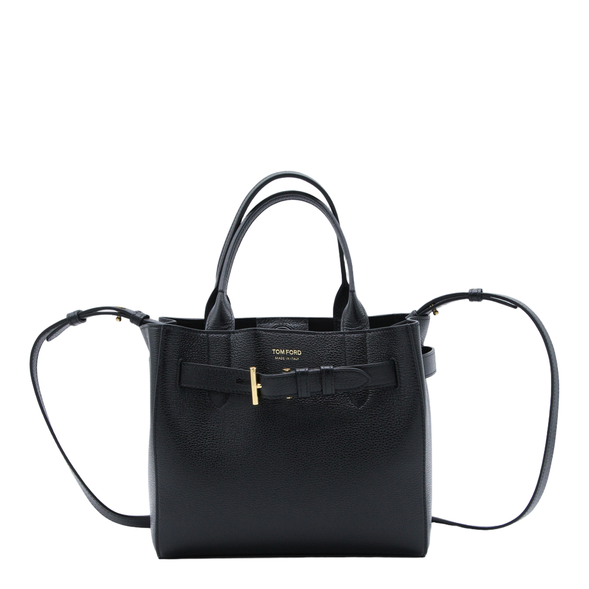 Structured Black Handbag With Timeless Design