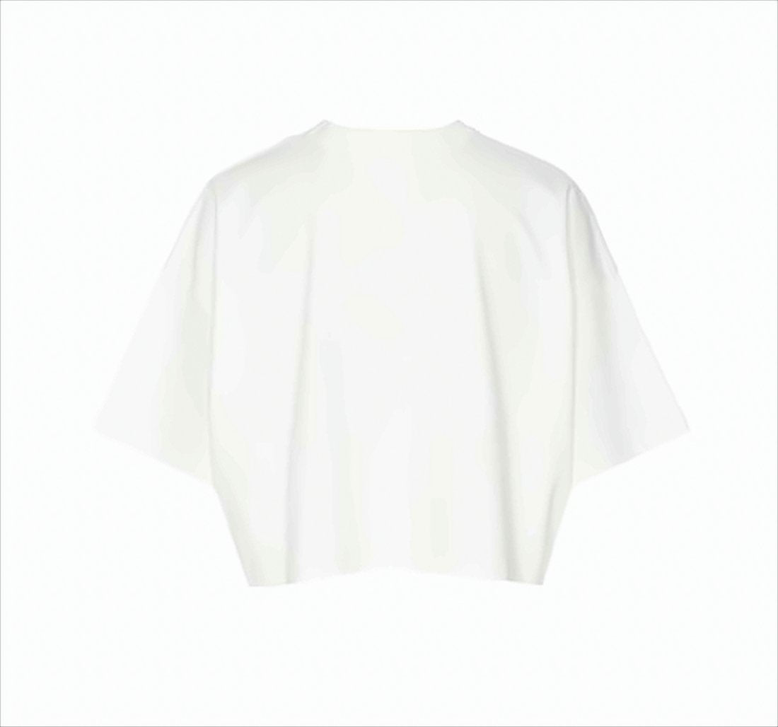 Cropped Short-Sleeve Top