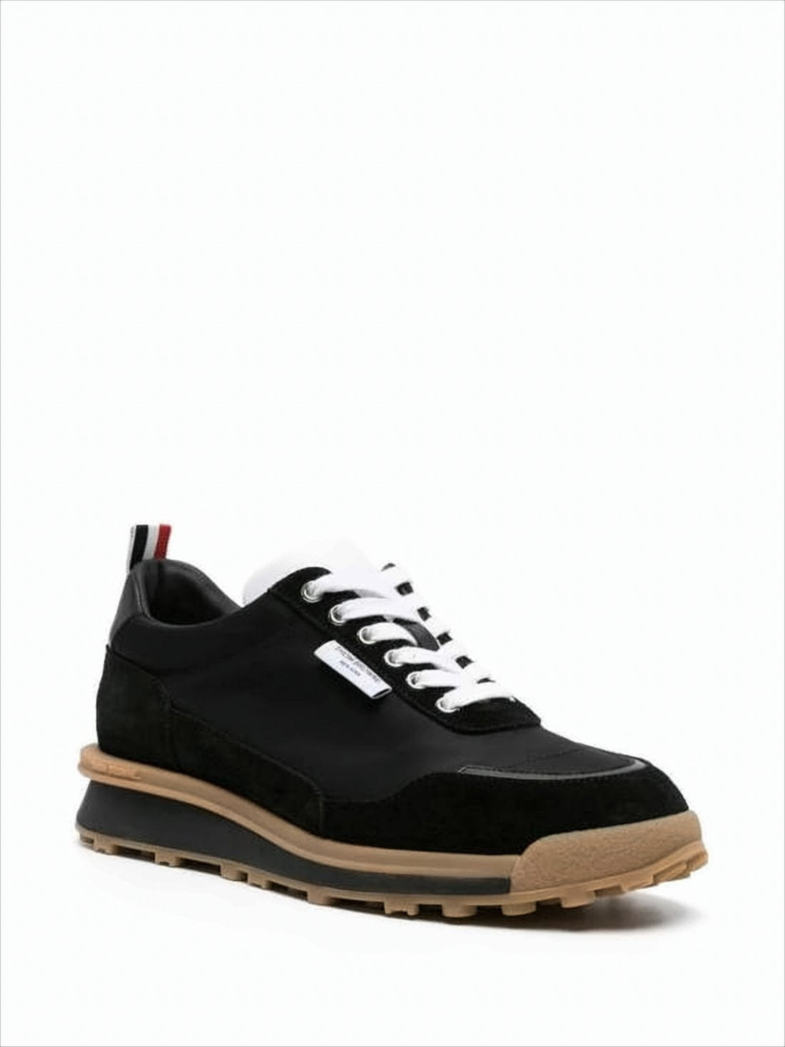 Black Sneakers with Calf Leather