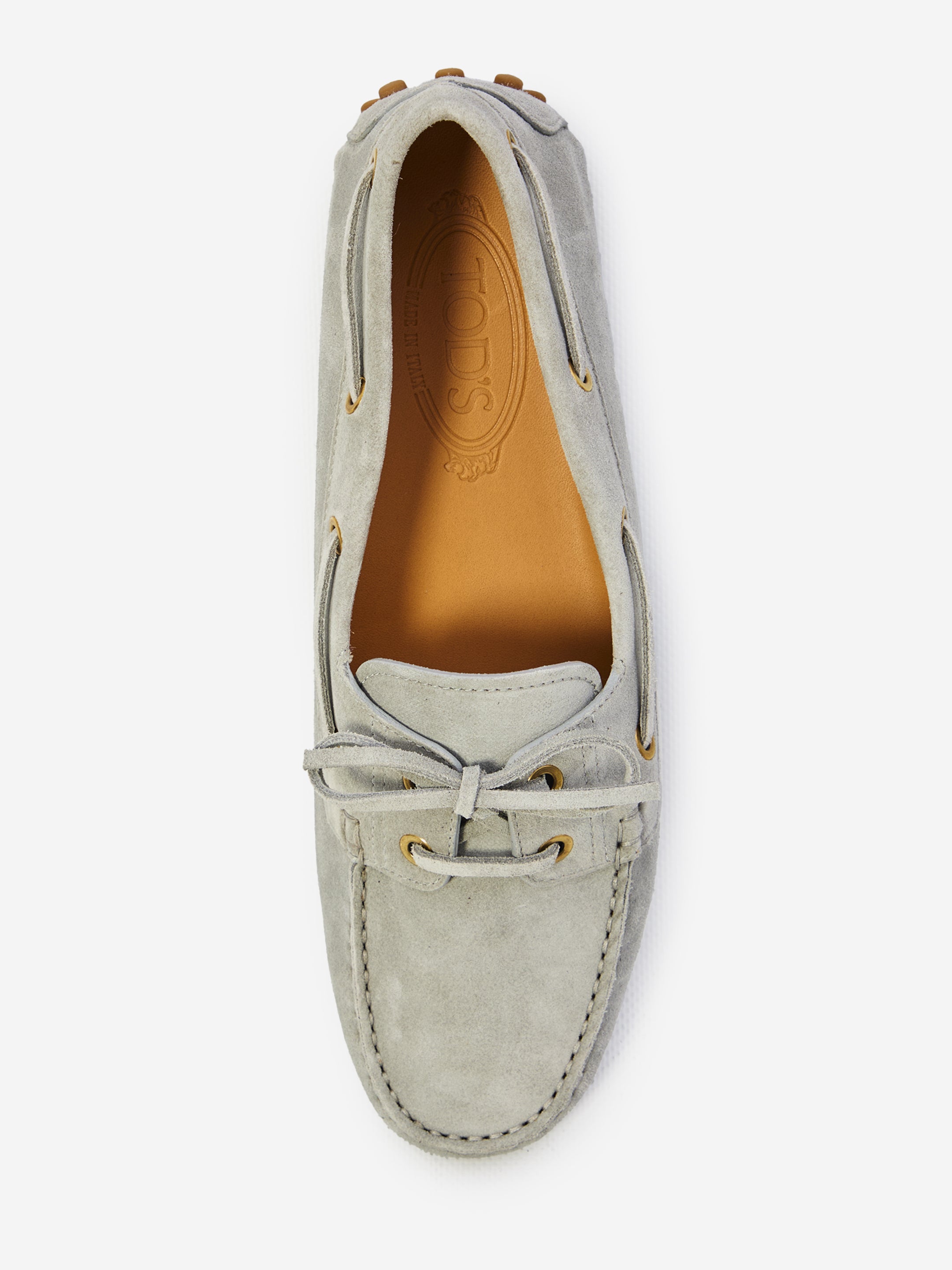 Soft Suede Driving Moccasins with Lace-Up Detail