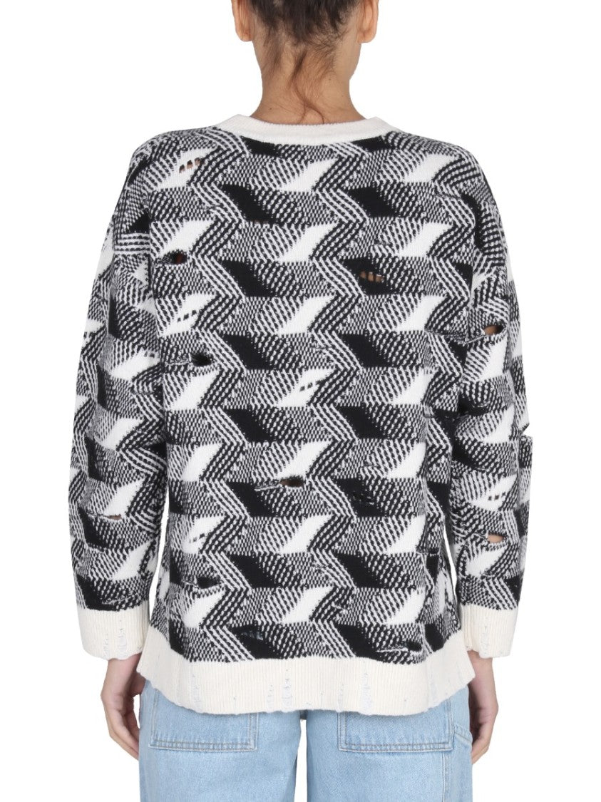 Jacquard Knit Sweater