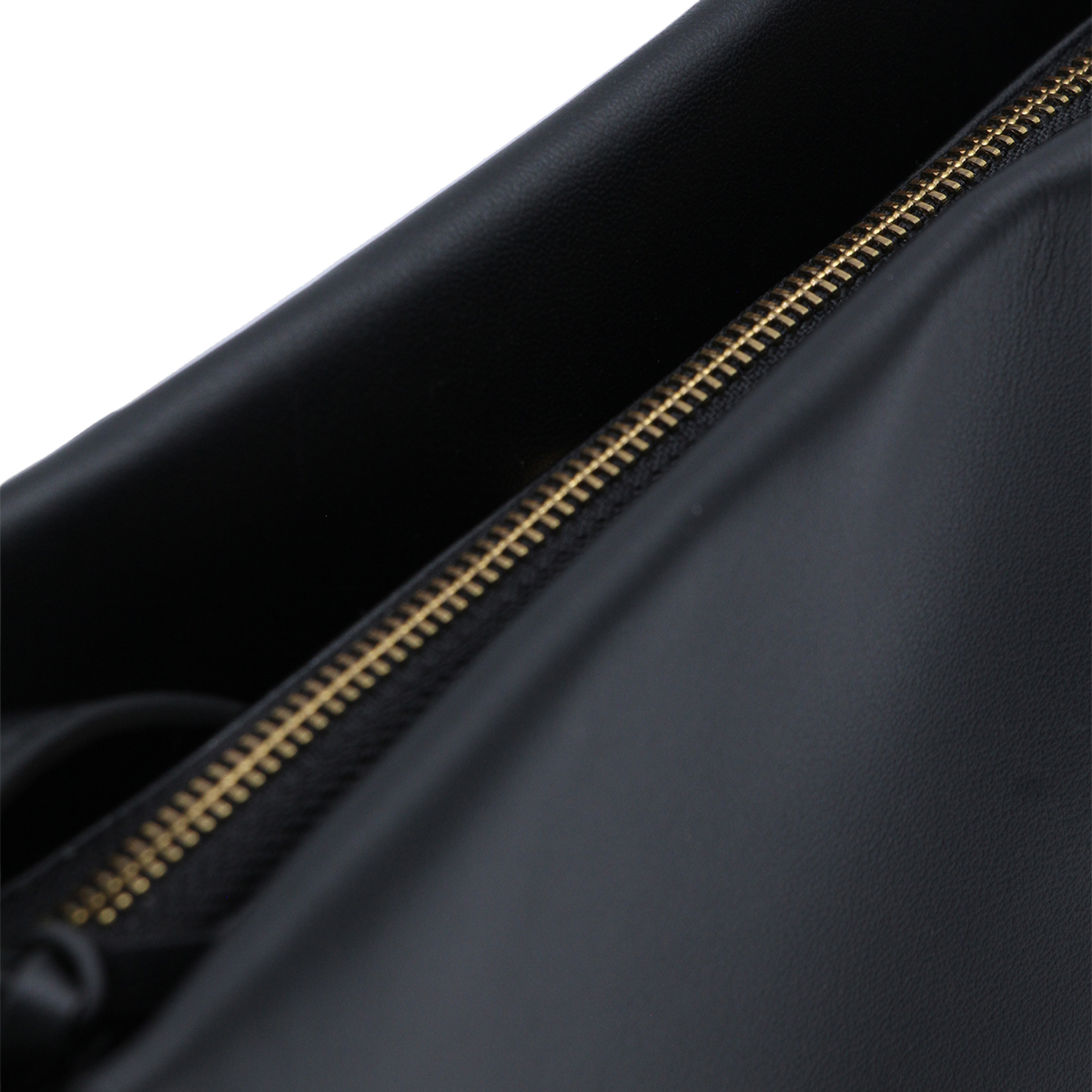 Structured Rectangular Black Bag