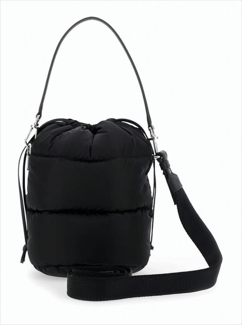 Compact Puffer-Style Shoulder Bag