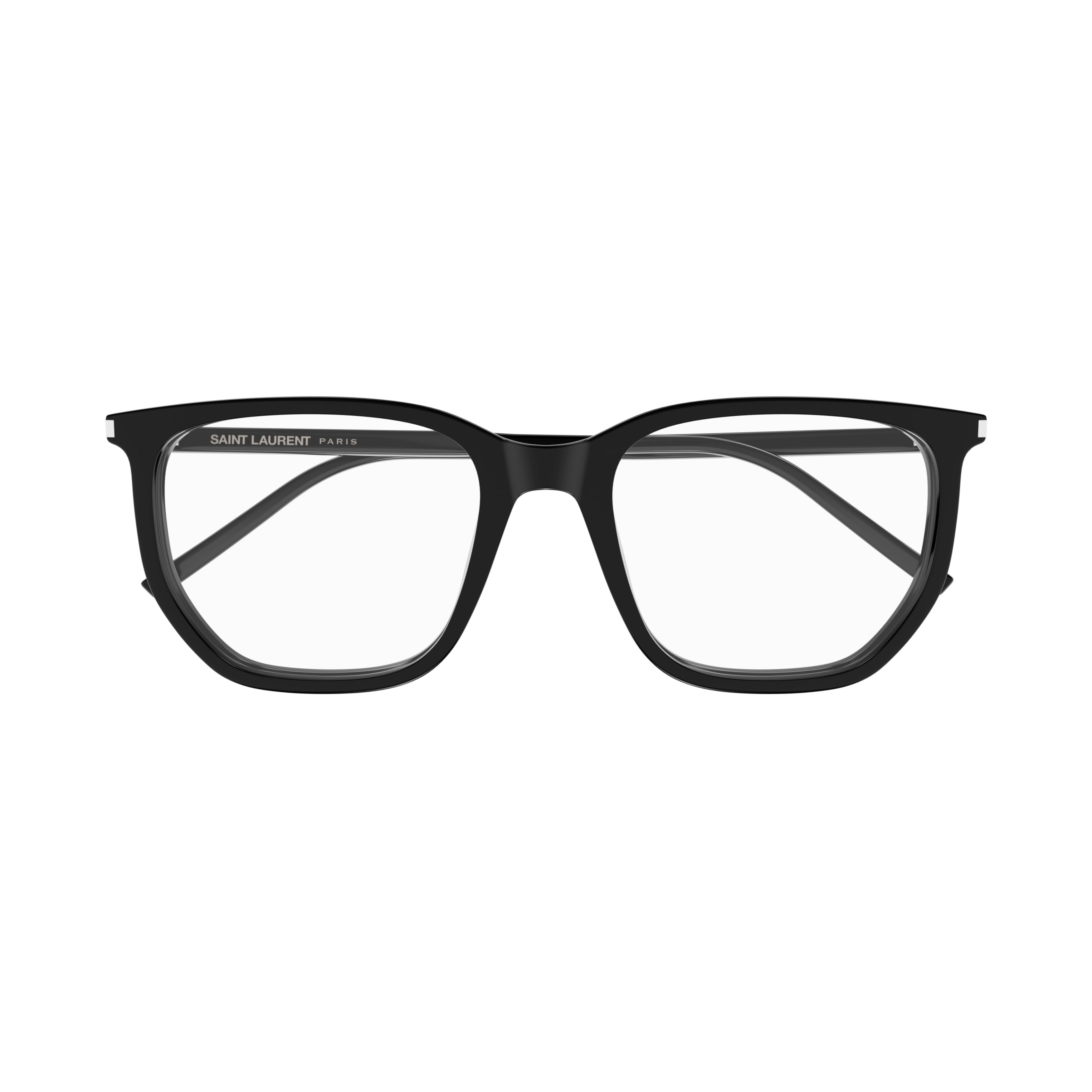 Sl 802 Bold Rectangular Black Acetate Eyeglasses
