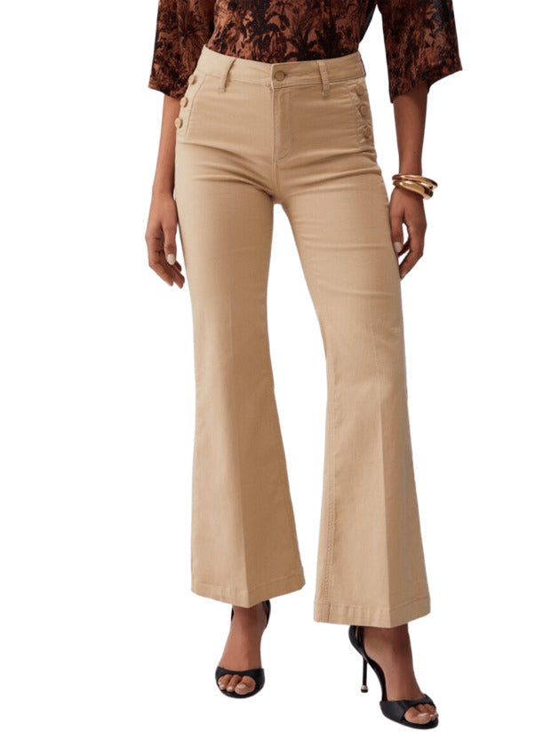 High-Waisted Flared Pants