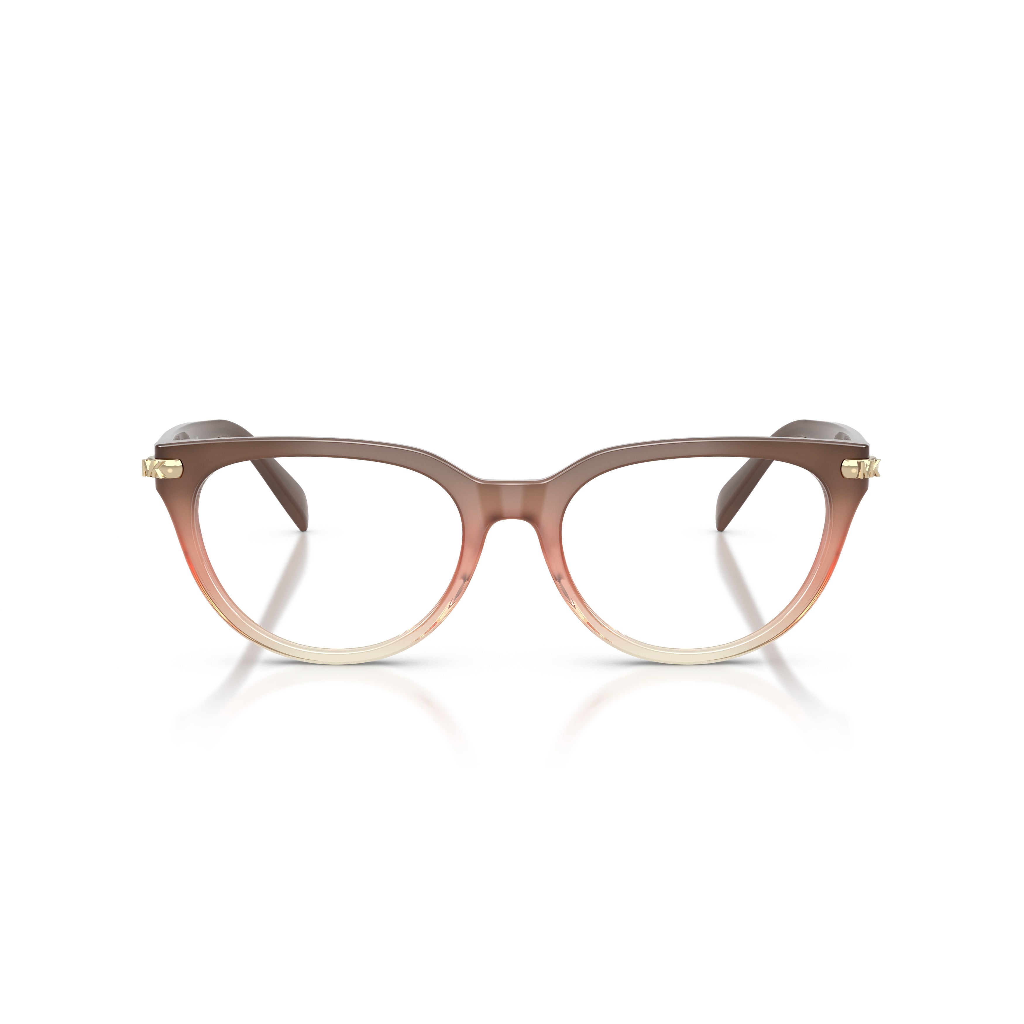 0mk4168d Rounded Acetate Eyeglasses with Warm Gradient Finish