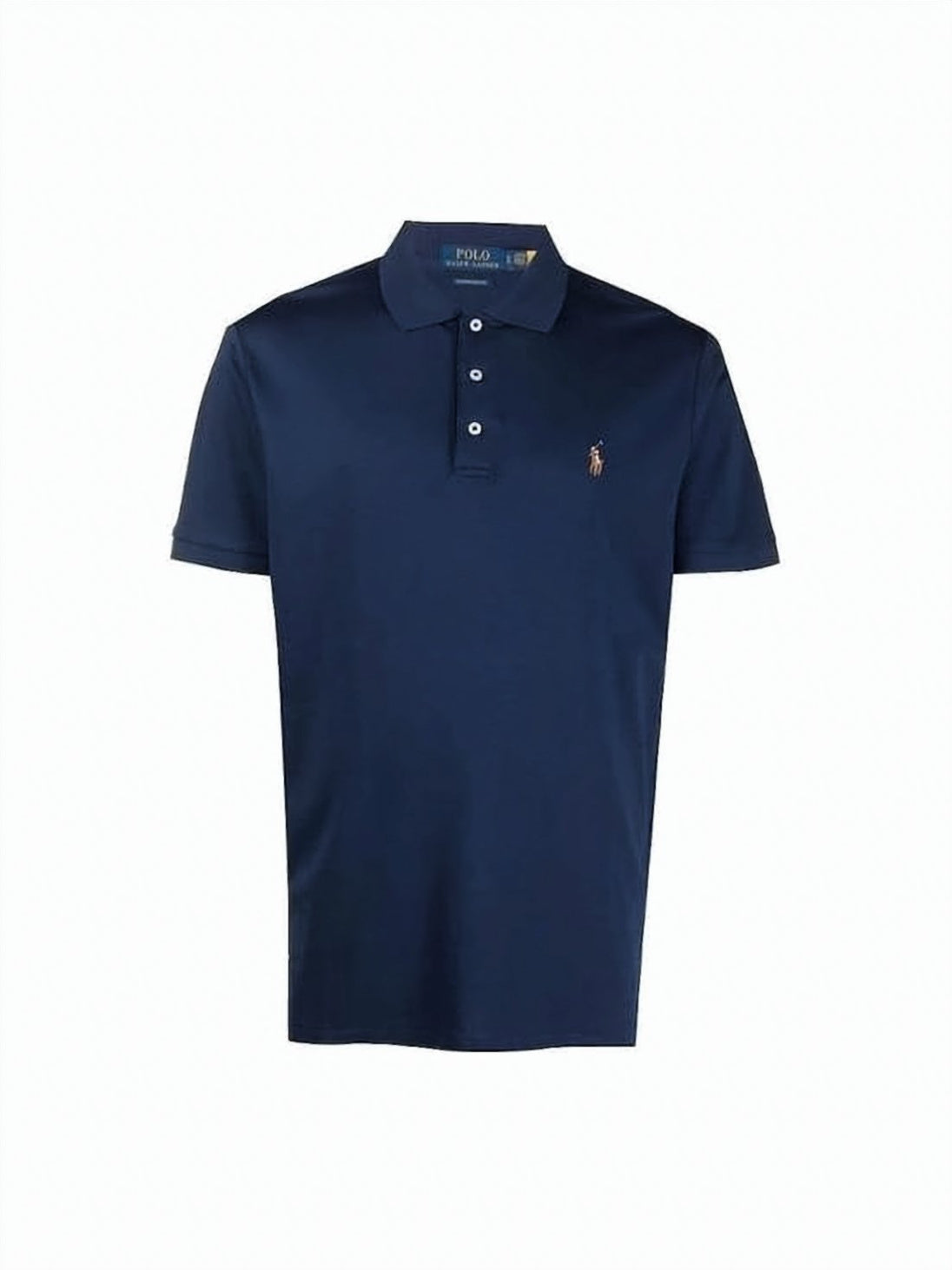 Short-Sleeve Polo Shirt with Traditional Collar