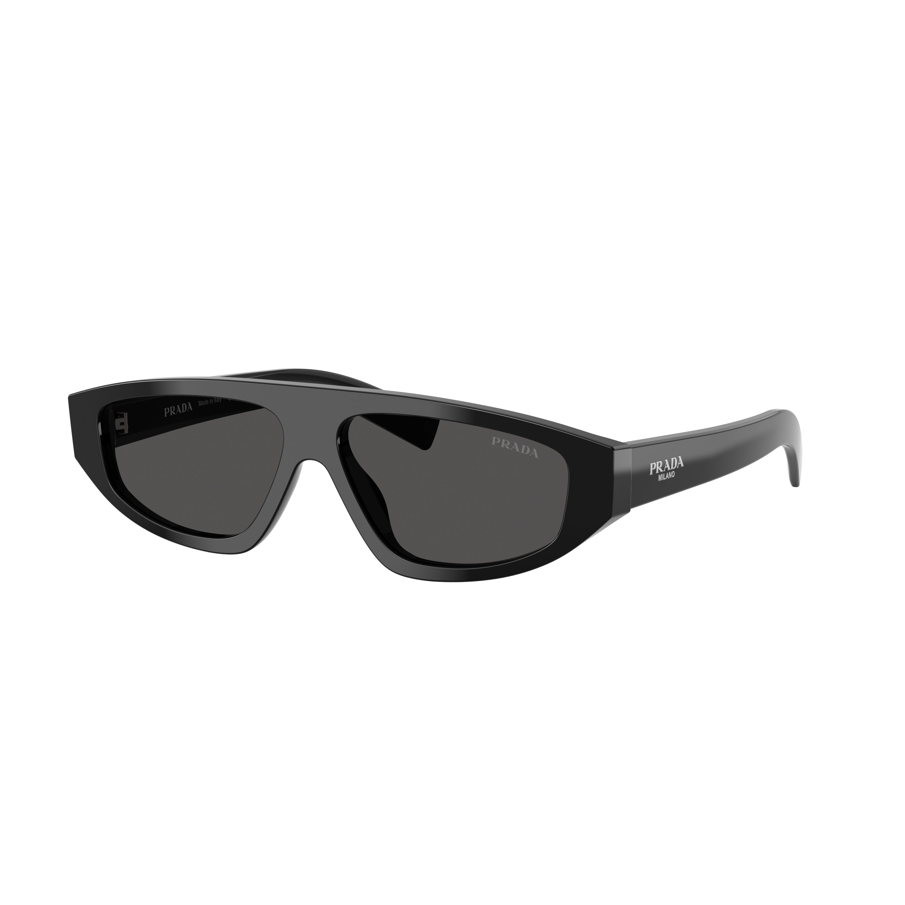 0pr C02s Angular Black Sunglasses