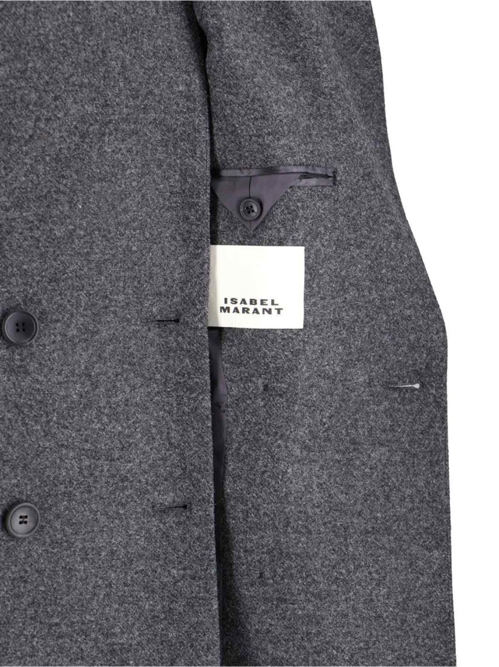 Double-Breasted Coat – Grey