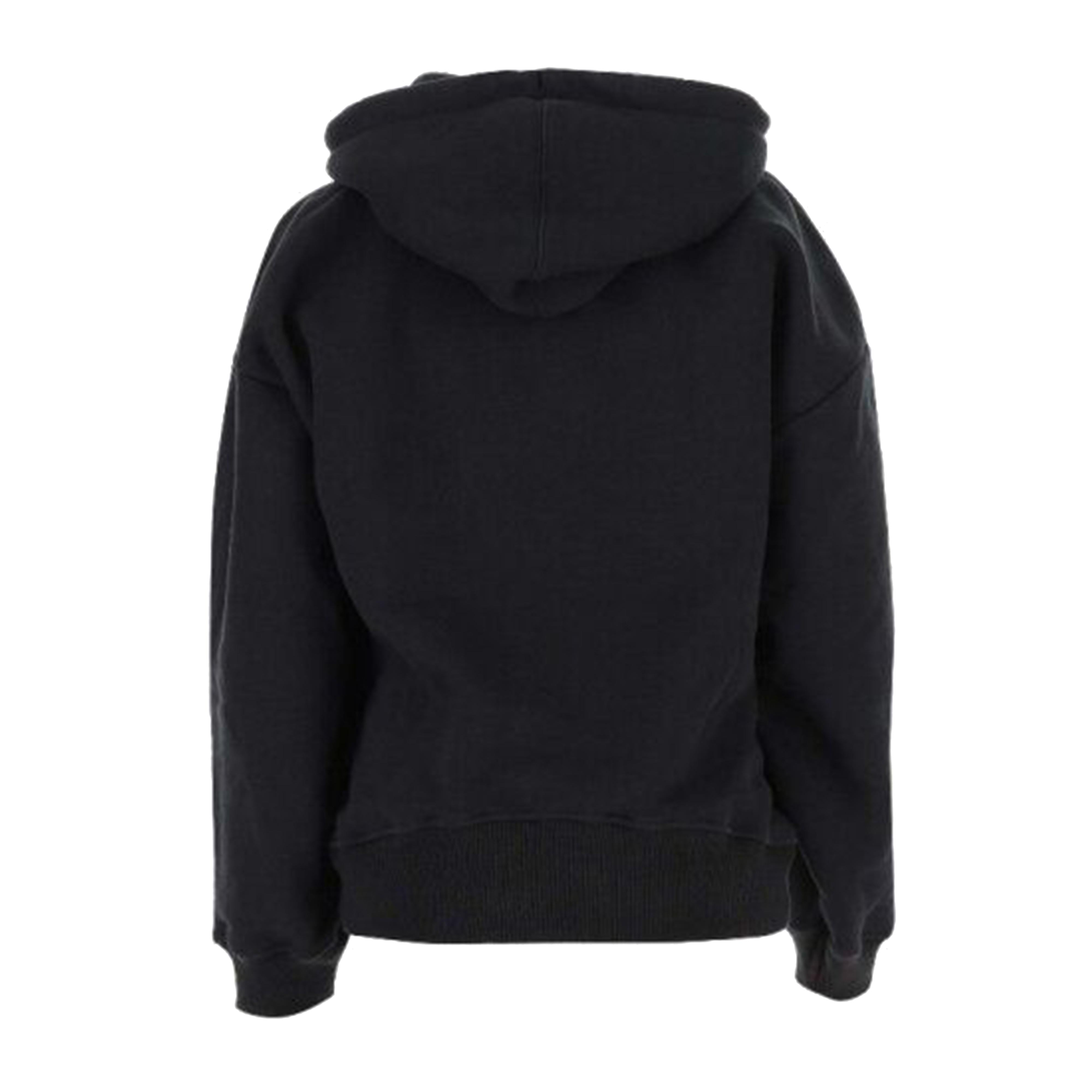 Black Cotton Sweatshirt