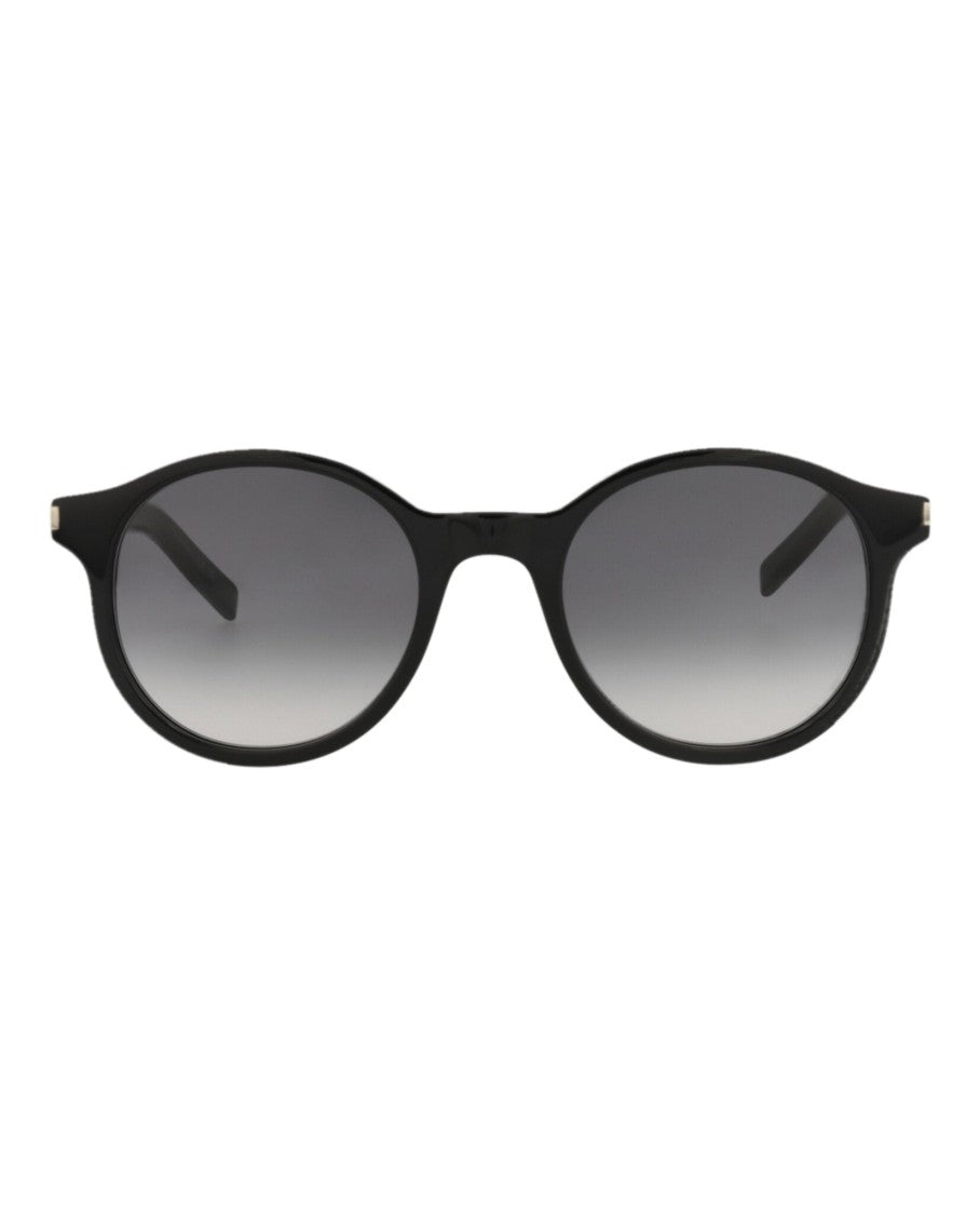 Round-Frame Acetate Sunglasses