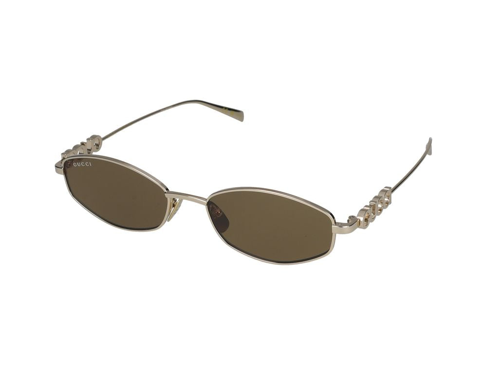 Sunglasses Gucci GG1802S 005 gold gold brown 55/18/145