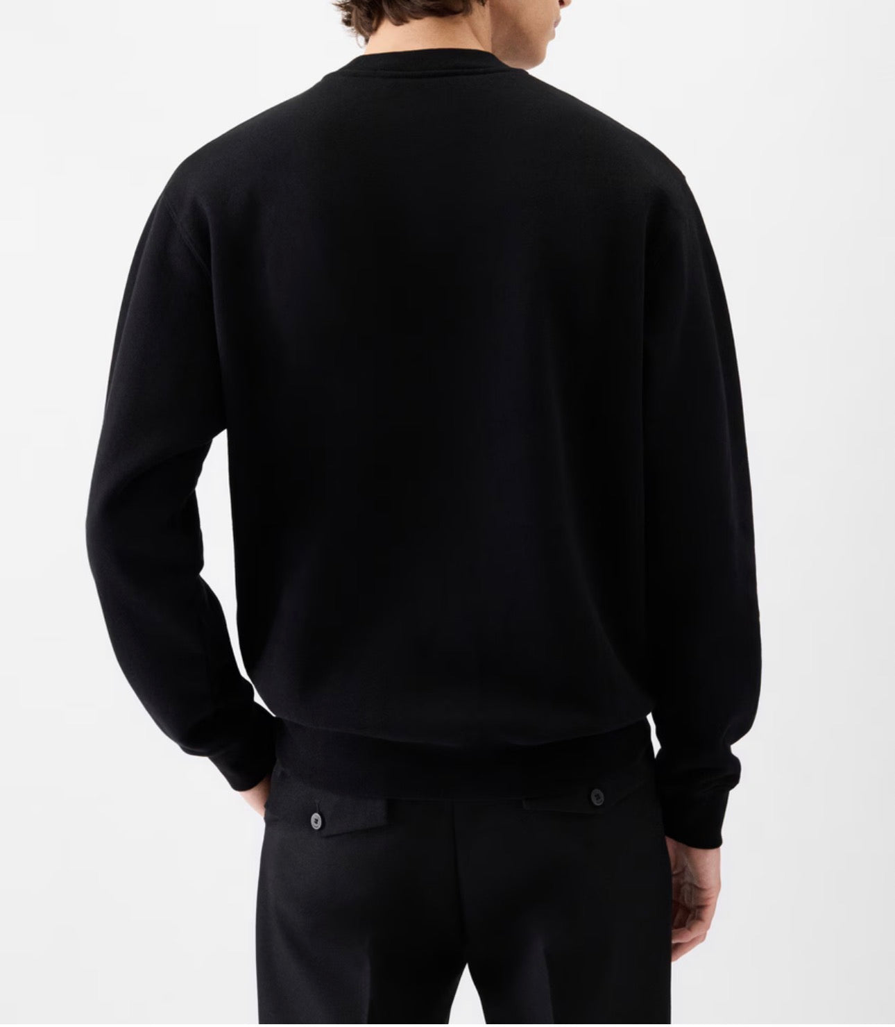 Bluza dresowa z polaru z bawełny organicznej z logo z rypsu