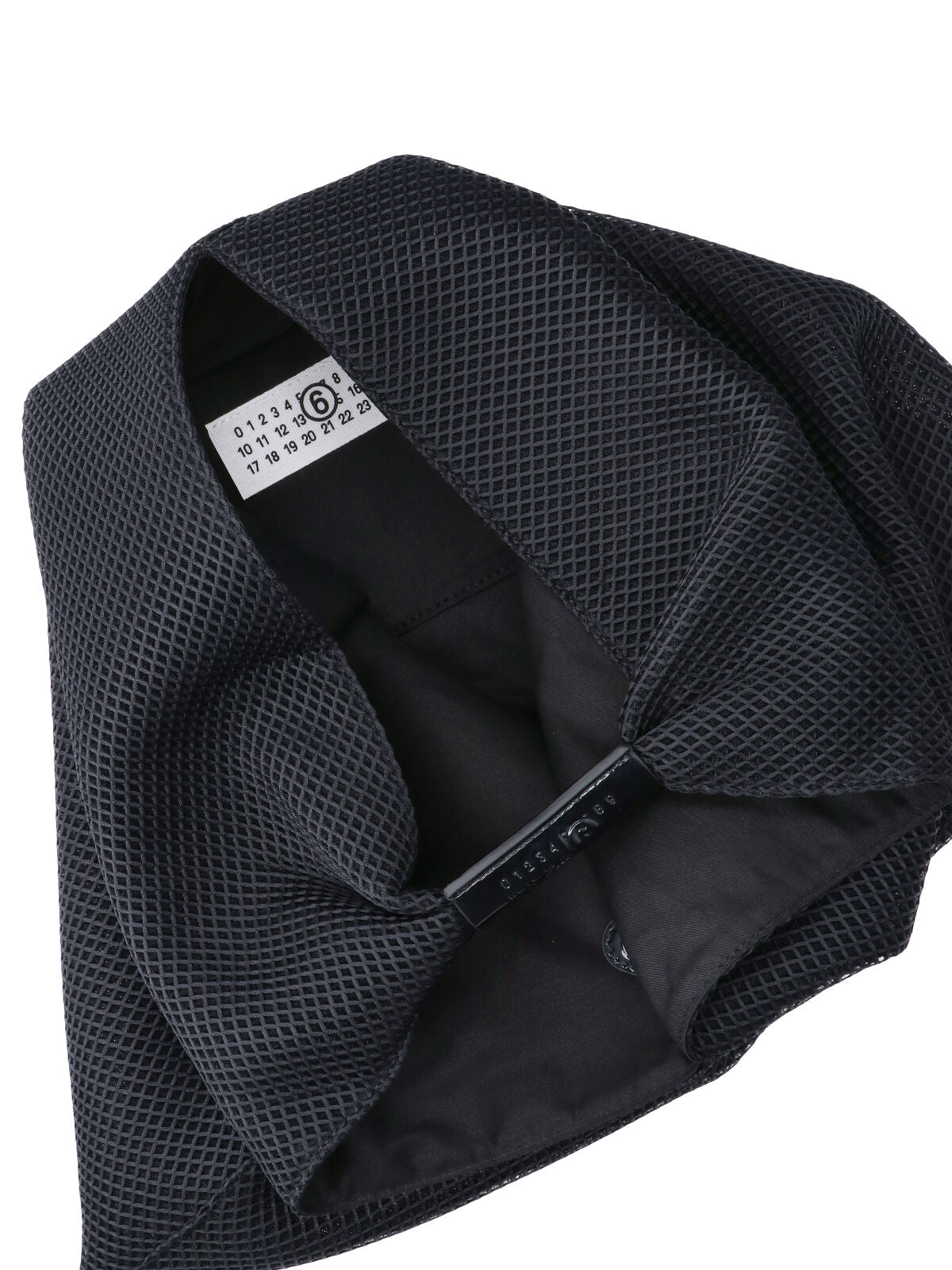 Black Japanese Grid Pattern Shoulder Bag