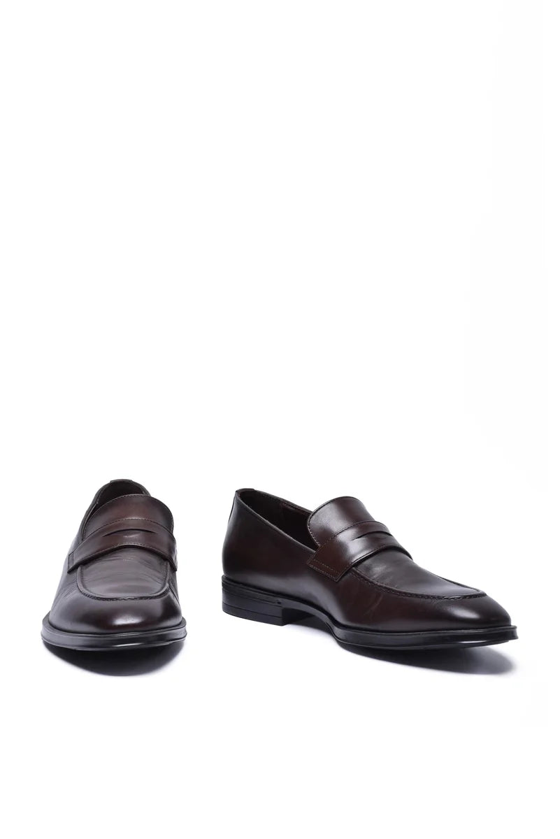 Leather Loafer - Brown