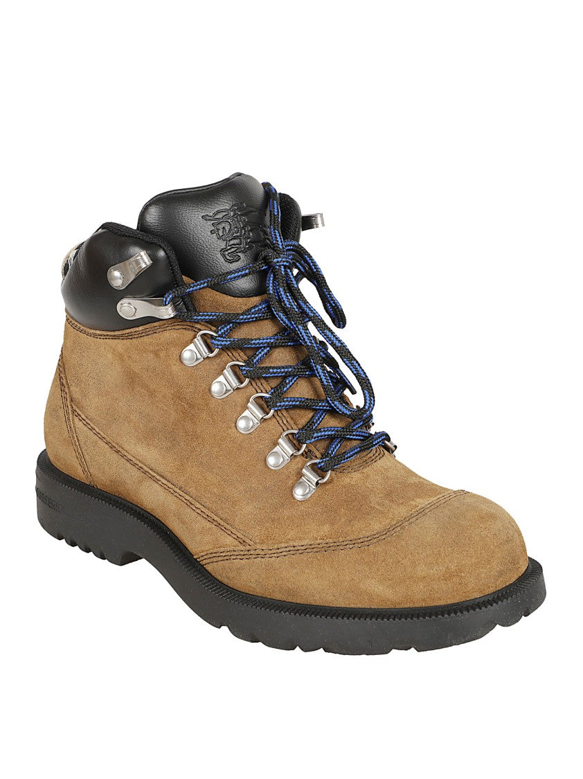 Ankle Boots Realized In Suede