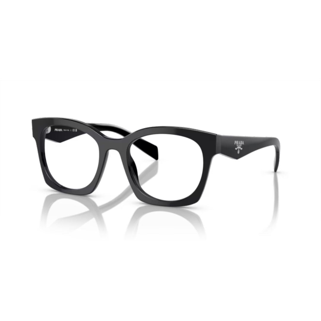 0pr A05v Square Frame Black Acetate Sunglasses